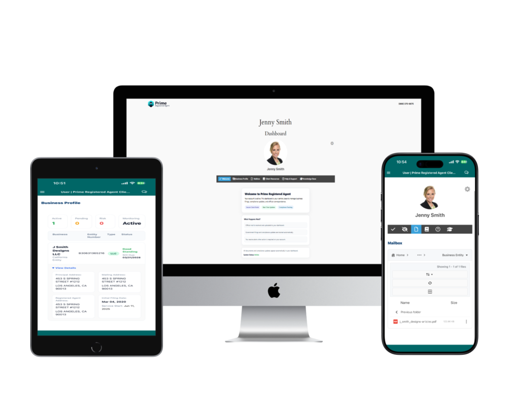 Prime Registered Agent All Devices